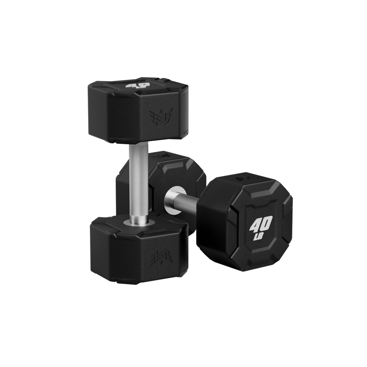 Major Fitness Heritage Series Urethane Octagonal-Shield Dumbbells