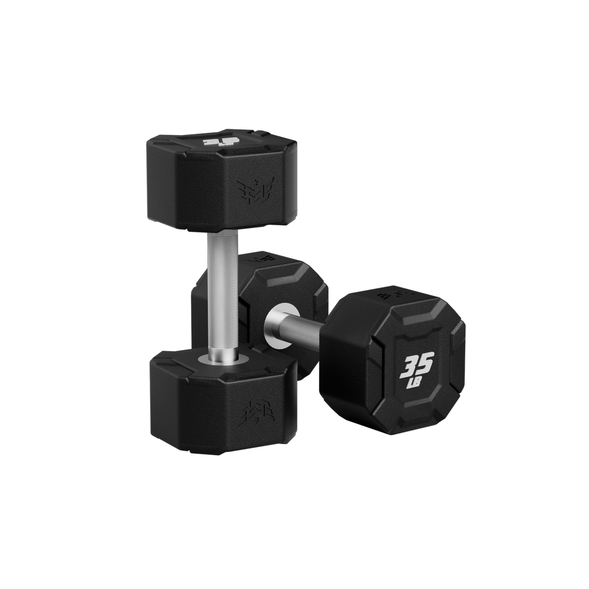 Major Fitness Heritage Series Urethane Octagonal-Shield Dumbbells