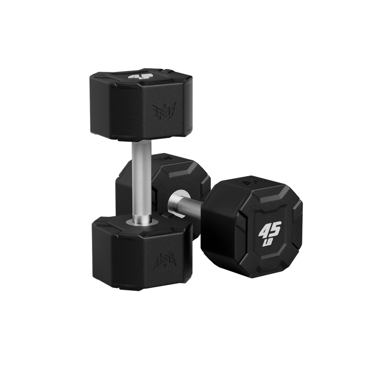 Major Fitness Heritage Series Urethane Octagonal-Shield Dumbbells