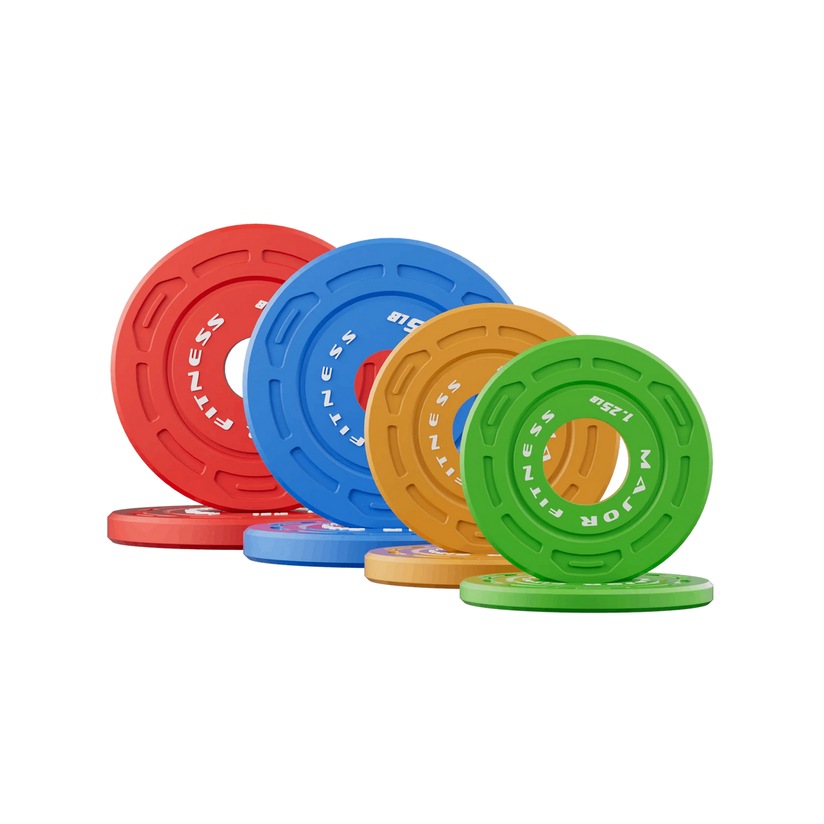 Major Fitness Color Change Plates 1.25LB-10LB Set
