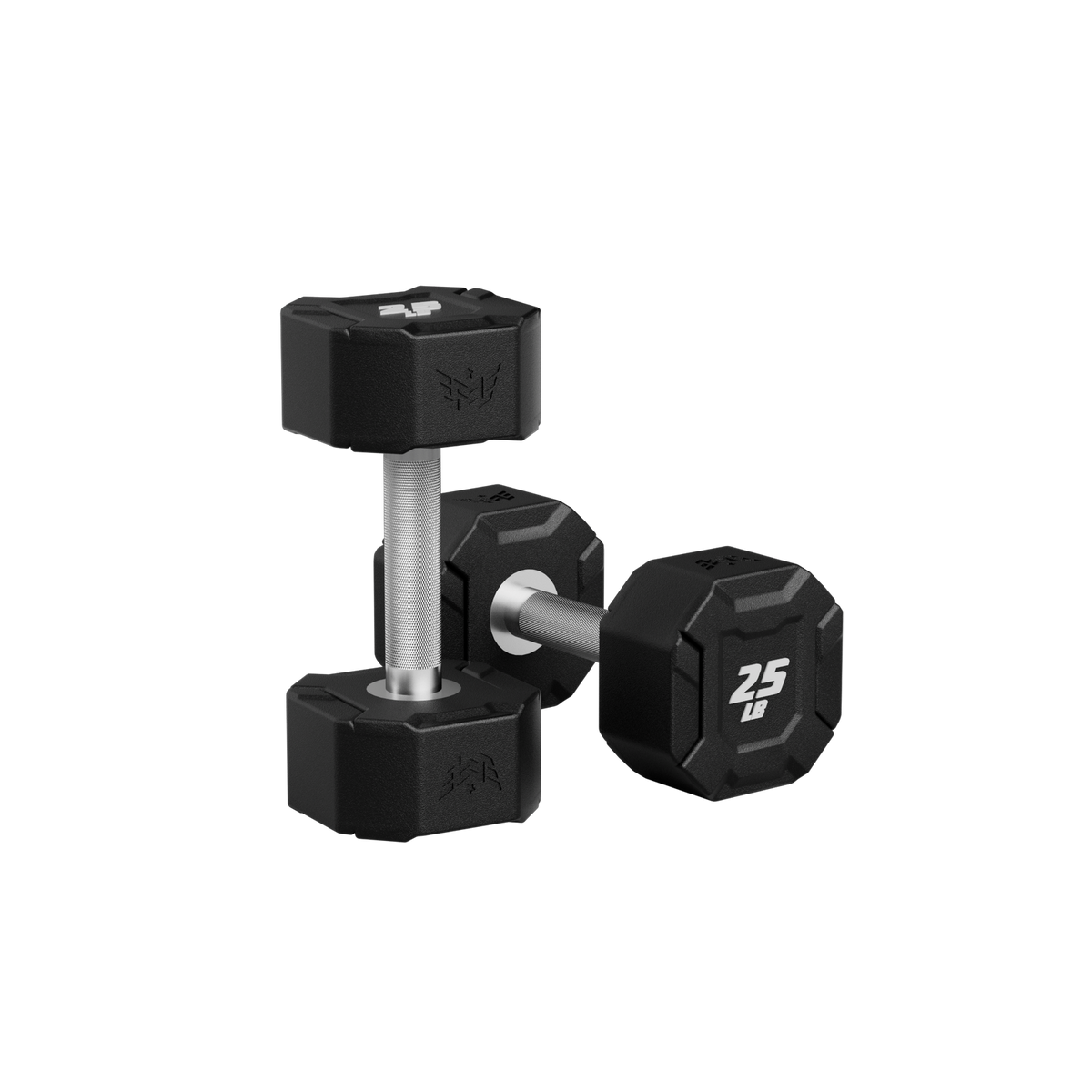 Major Fitness Heritage Series Urethane Octagonal-Shield Dumbbells