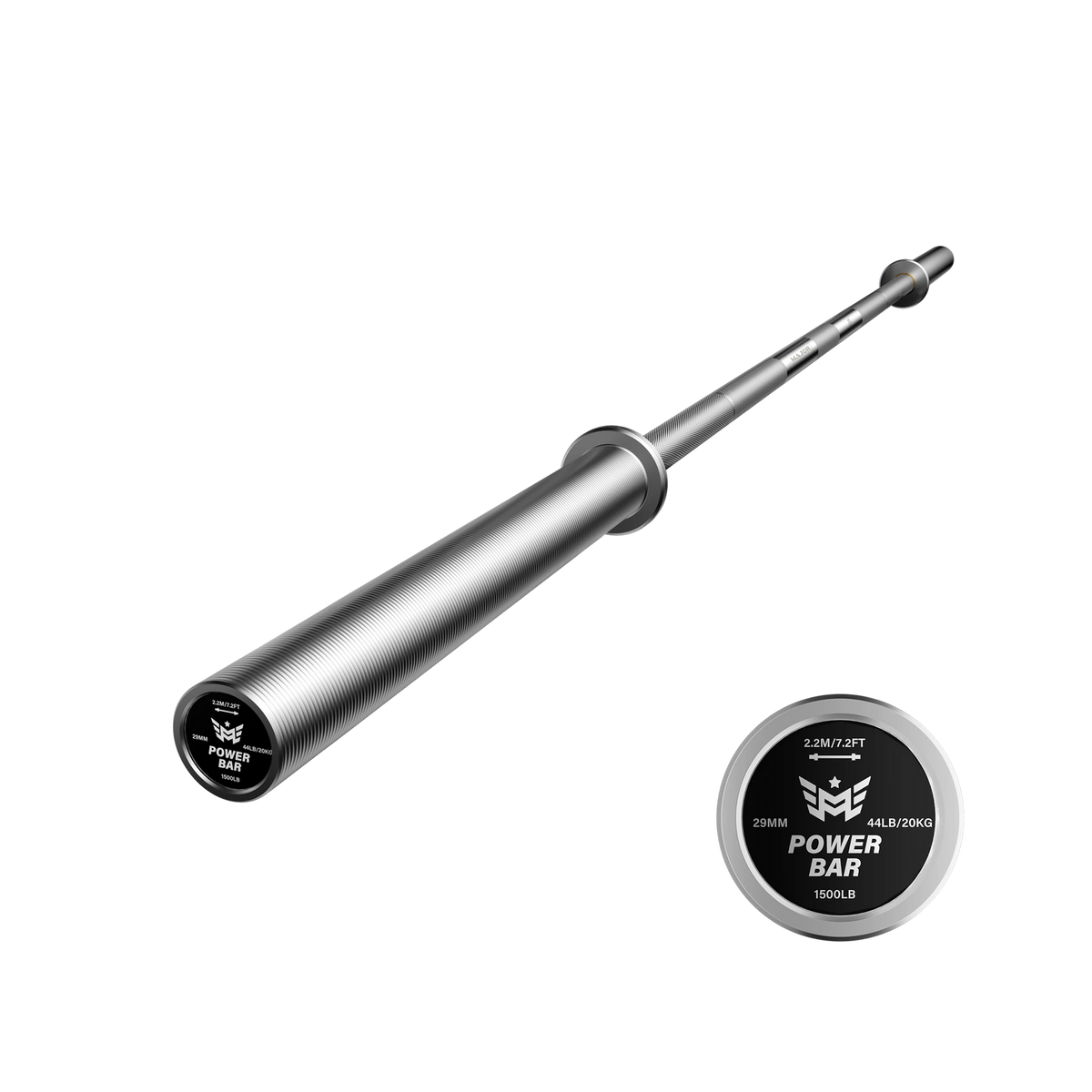 Major Fitness Heritage Series Power Bar 7.2ft 1,500lb