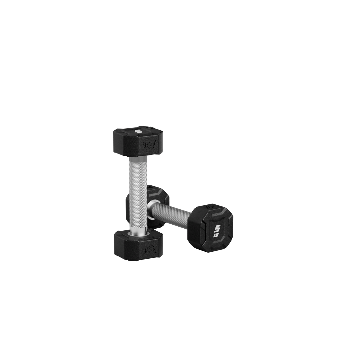 Major Fitness Heritage Series Urethane Octagonal-Shield Dumbbells