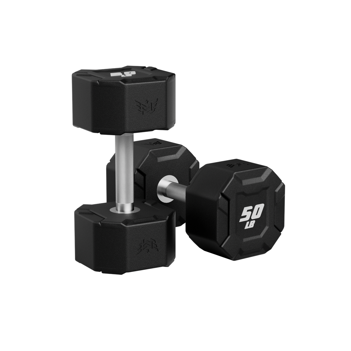 Major Fitness Heritage Series Urethane Octagonal-Shield Dumbbells